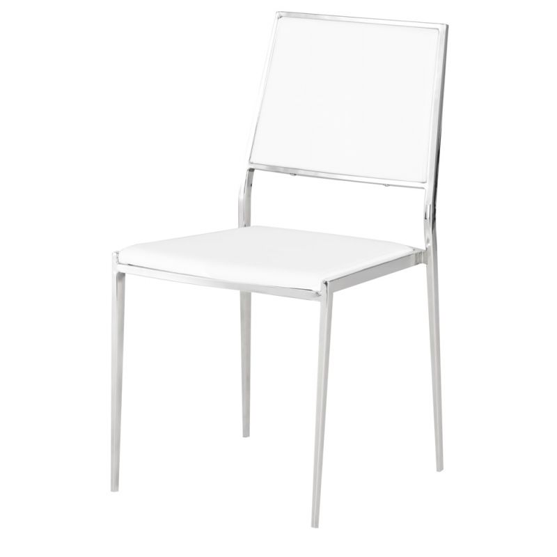 Nuevo - Aaron Dining Chair White - HGBO175
