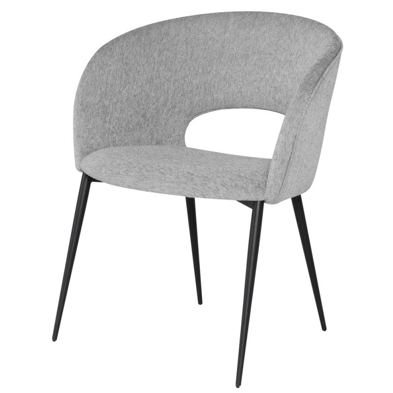 Nuevo - Alotti Dining Chair Light Grey Boucle - HGNE315