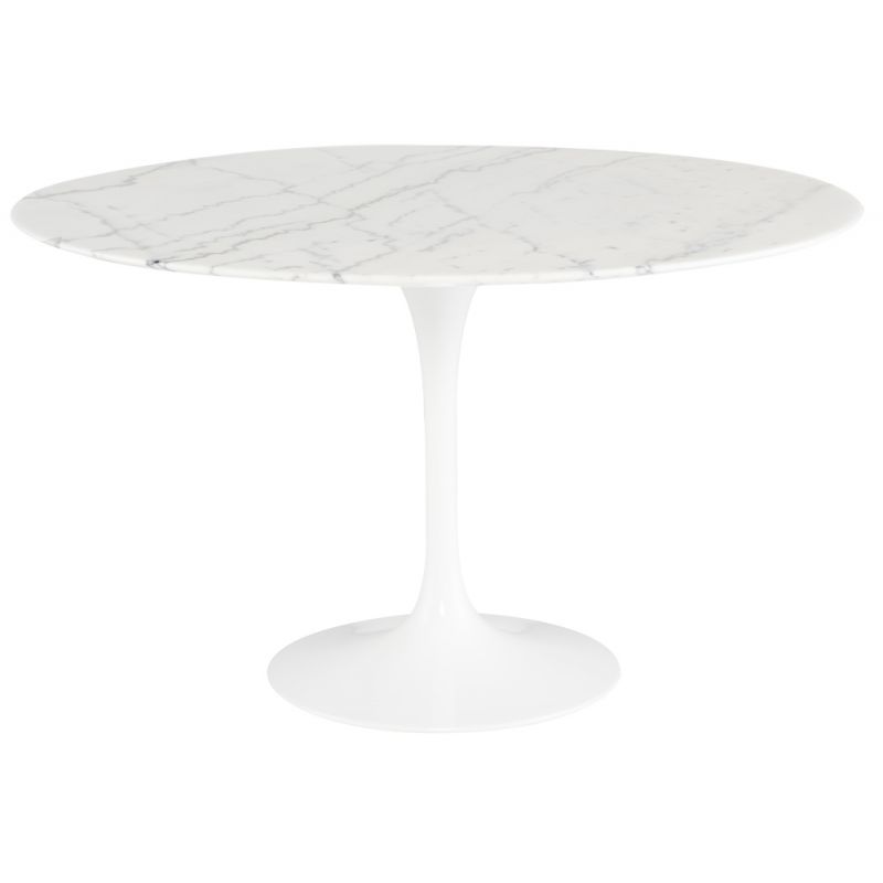 Nuevo - Cal Dining Table White - HGEM855