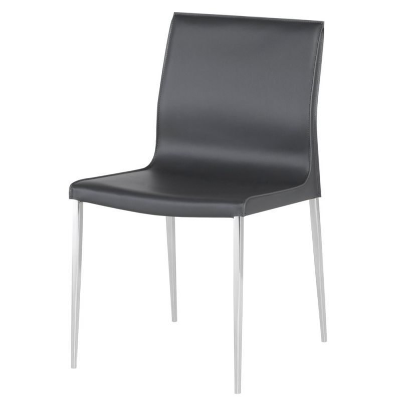 Nuevo - Colter Dining Chair Dark Grey - HGAR396