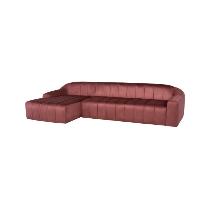 Nuevo - Coraline Sectional Sofa Chianti Microsuede - HGSN427