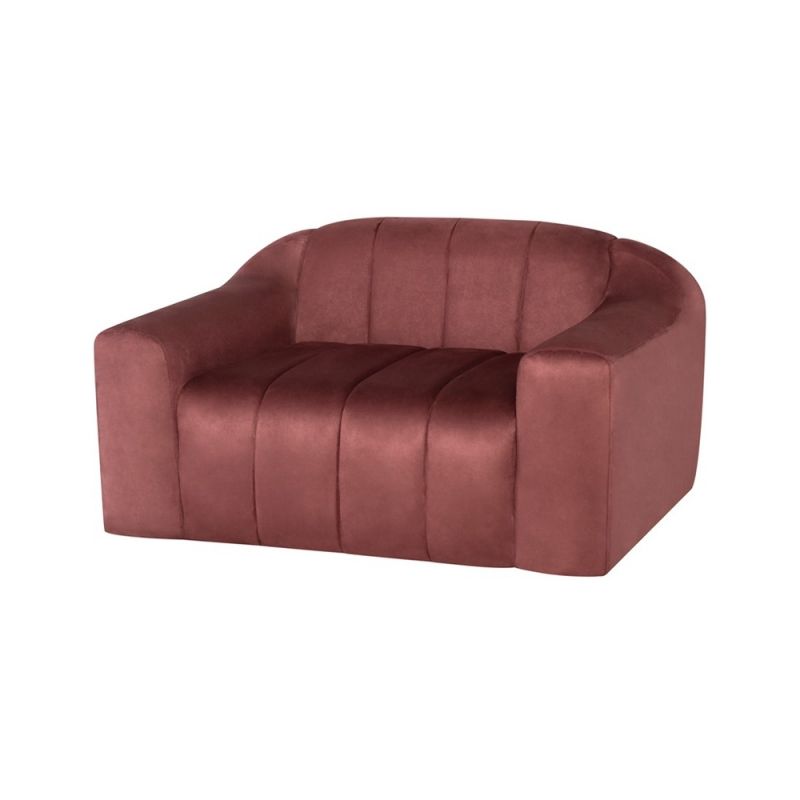 Nuevo - Coraline Single Seat Sofa Chianti Microsuede - HGSN436
