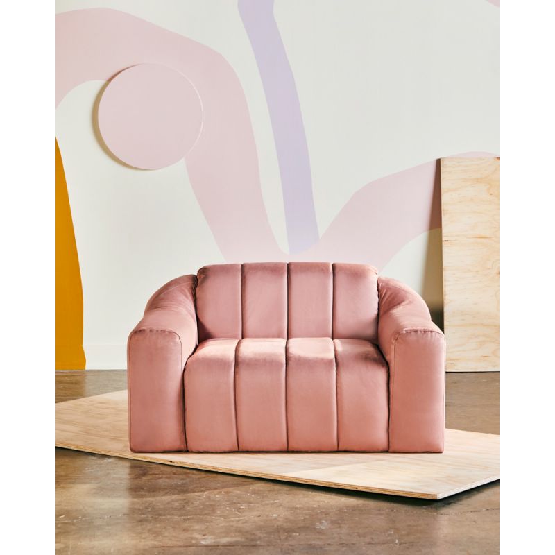Nuevo - Coraline Single Seat Sofa Petal Microsuede - HGSN435