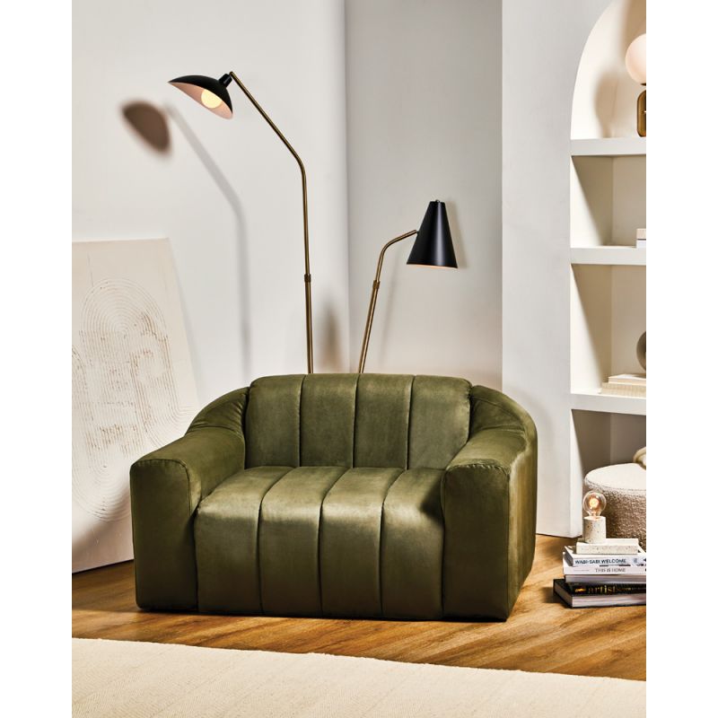 Nuevo - Coraline Single Seat Sofa Sage Microsuede - HGSN438