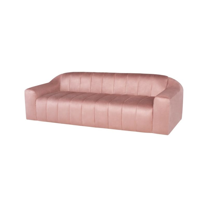 Nuevo - Coraline Triple Seat Sofa Petal Microsuede - HGSN430