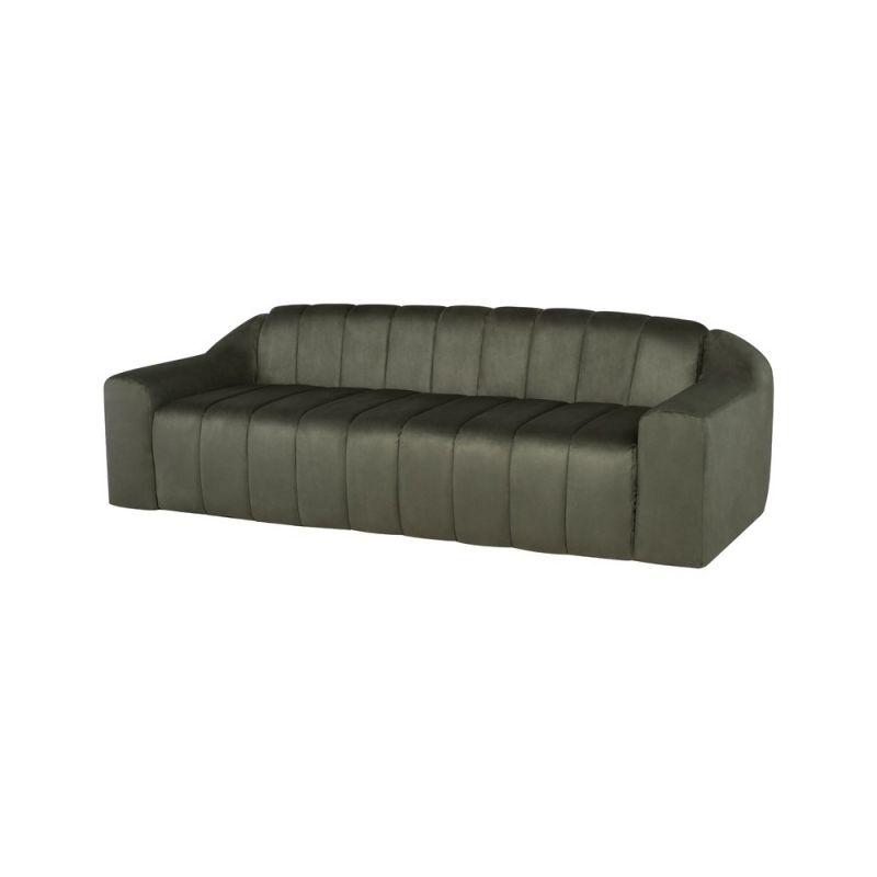 Nuevo - Coraline Triple Seat Sofa Sage Microsuede - HGSN433