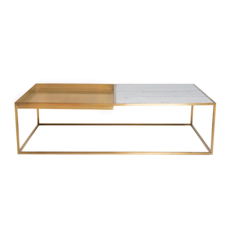 Nuevo - Corbett Coffee Table White - HGNA427