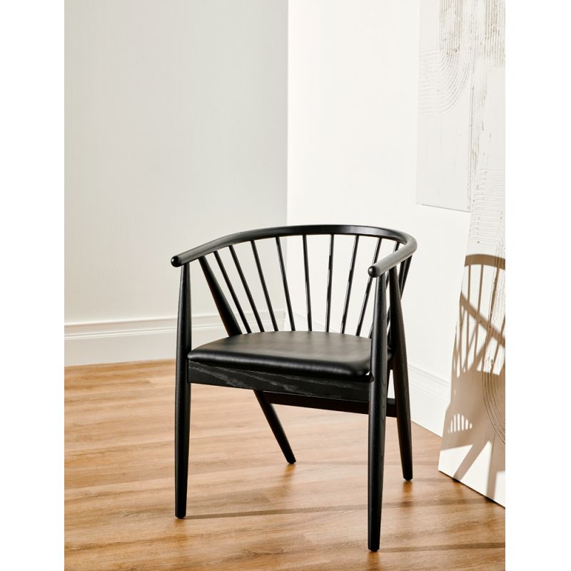 Nuevo - Danson Dining Chair Black - HGYU227