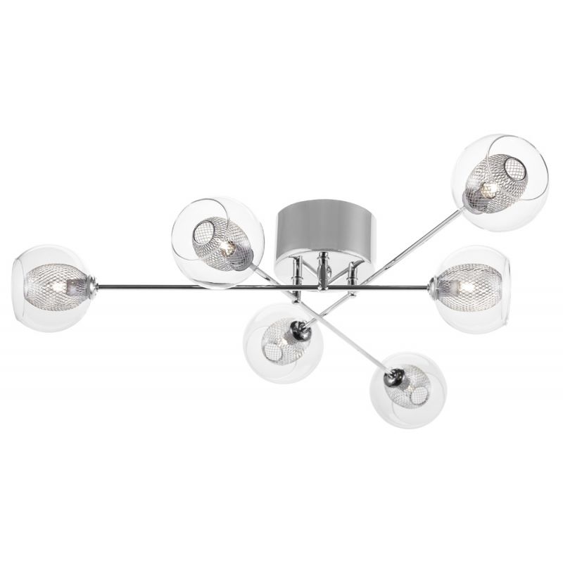 Nuevo - Estelle 6 Ceiling Lighting Clear - HGHO213