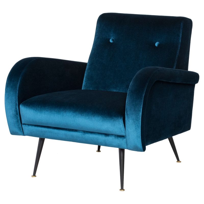 Nuevo - Hugo Occasional Chair Midnight Blue - HGSC367