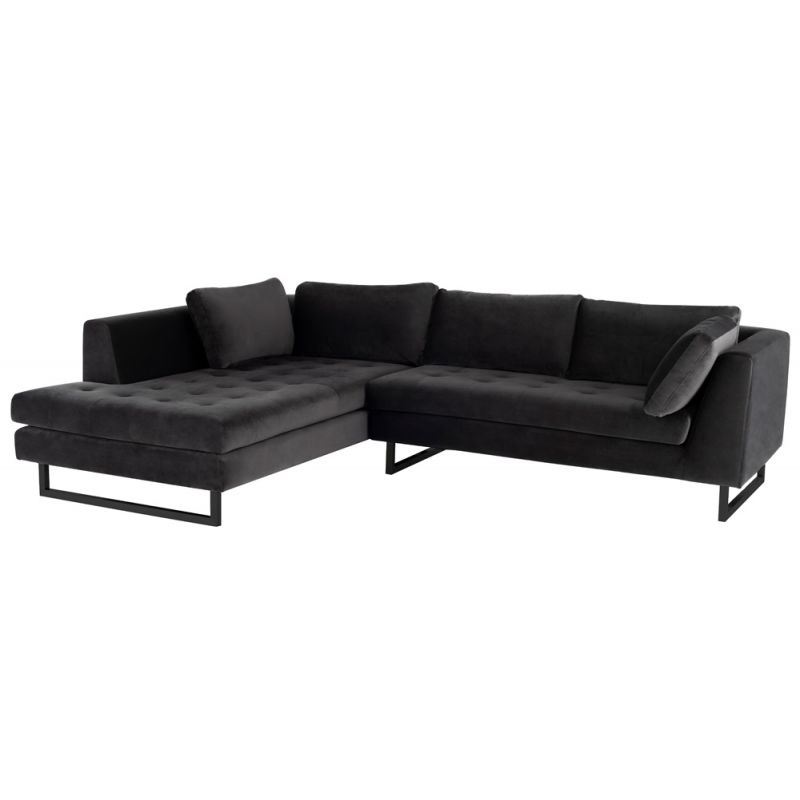 Nuevo - Janis Sectional Sofa Shadow Grey - HGSC521