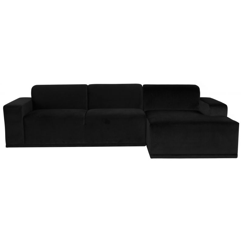 Nuevo - Leo Sectional Sofa Black - HGSN300
