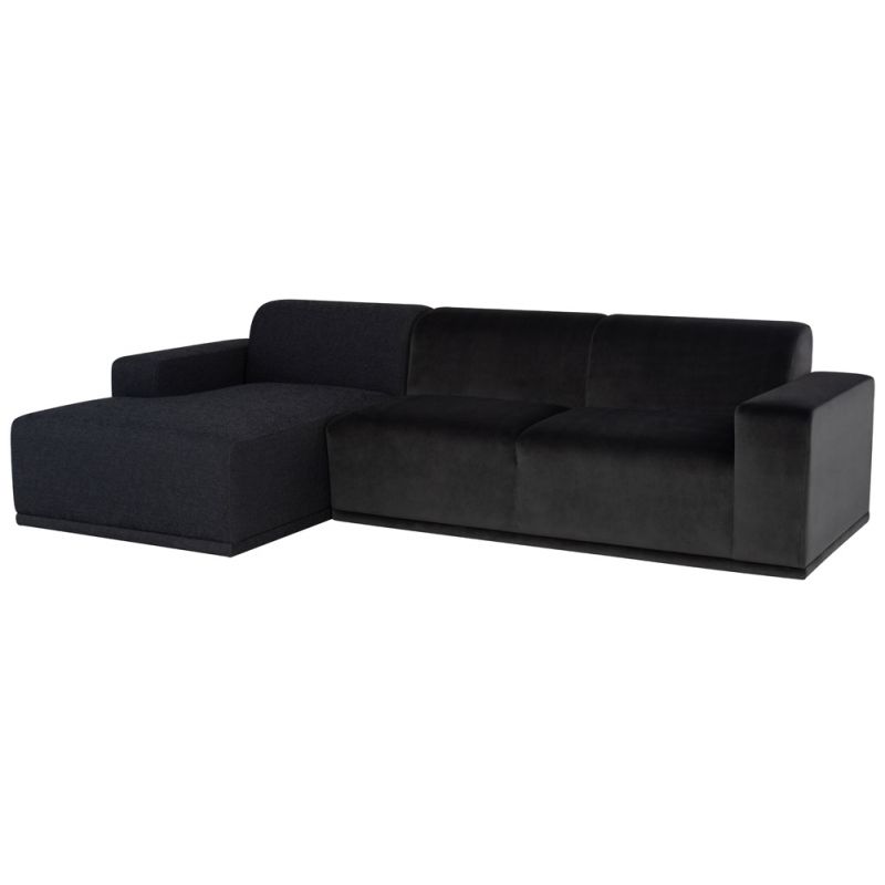 Nuevo - Leo Sectional Sofa Shadow Grey - HGSC714