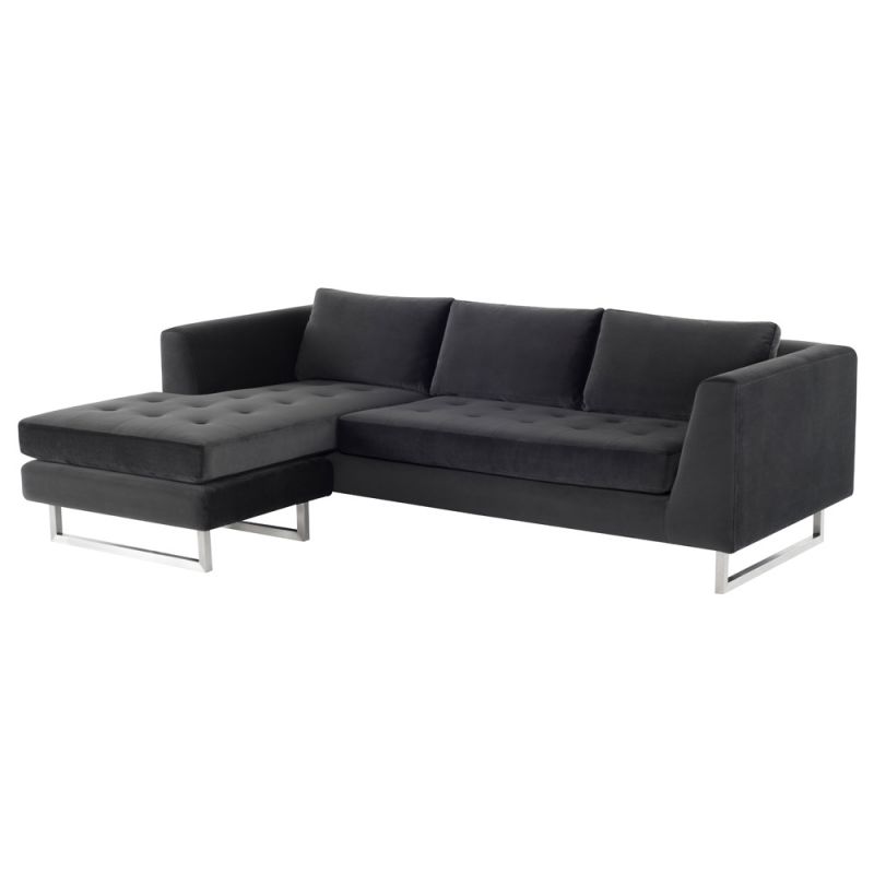 Nuevo - Matthew Sectional Sofa Shadow Grey - HGSC273