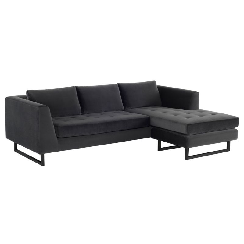 Nuevo - Matthew Sectional Sofa Shadow Grey - HGSC560