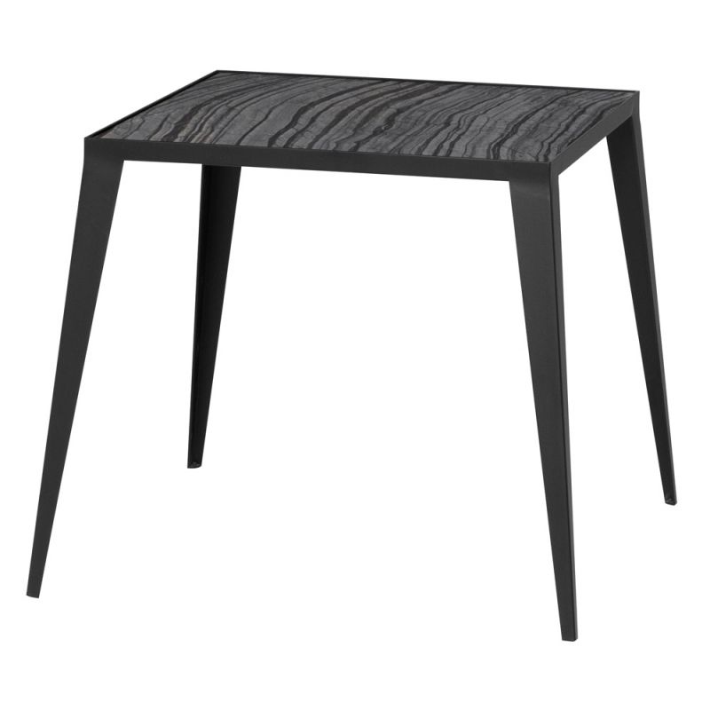 Nuevo - Mink Side Table Black Wood Vein - HGNA133