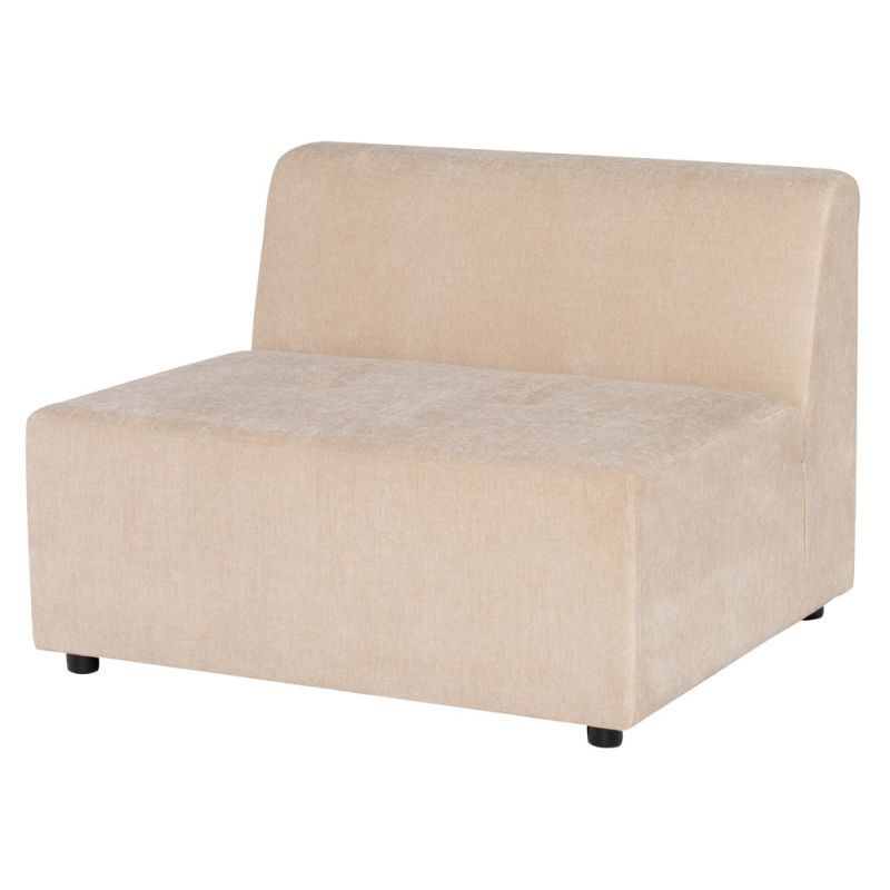 Nuevo - Parla Modular Sofa Almond (Armless Seat) - HGSC884