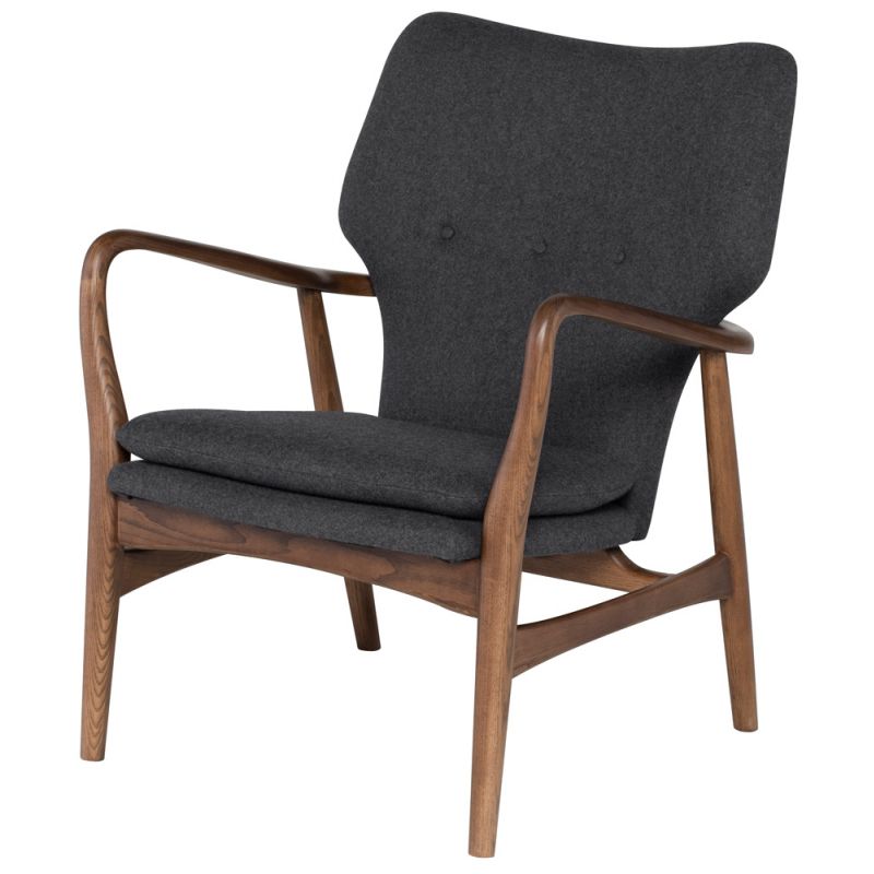 Nuevo - Patrik Occasional Chair Dark Grey - HGEM530