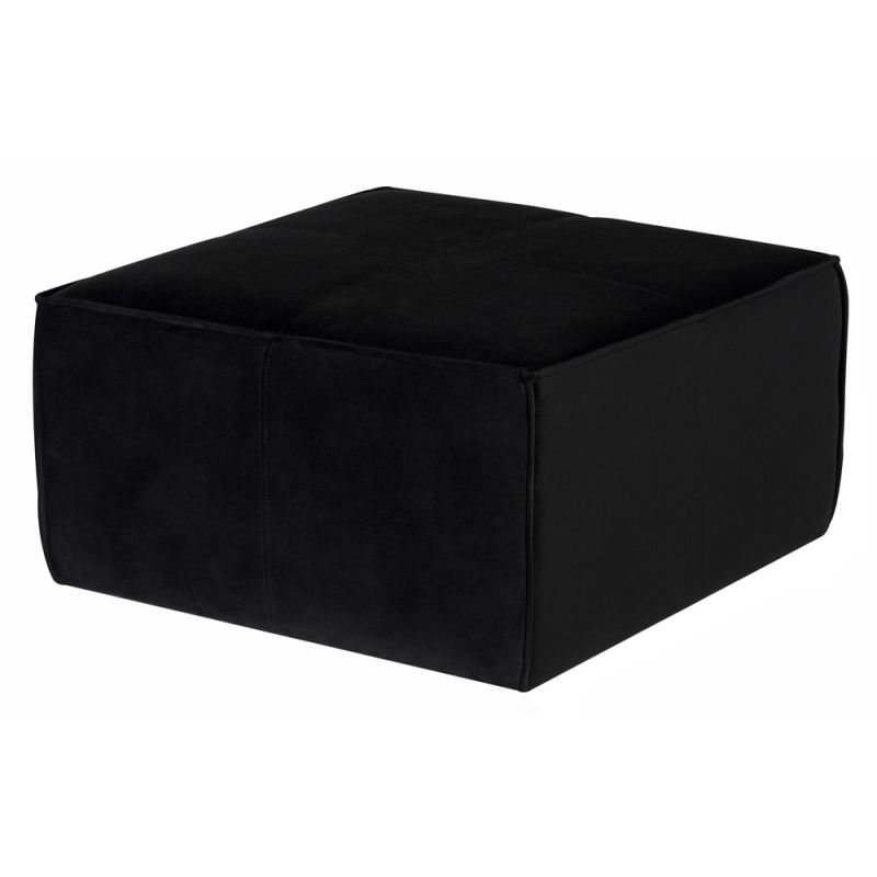 Nuevo - Santina Ottoman Sofa Black - HGSC745
