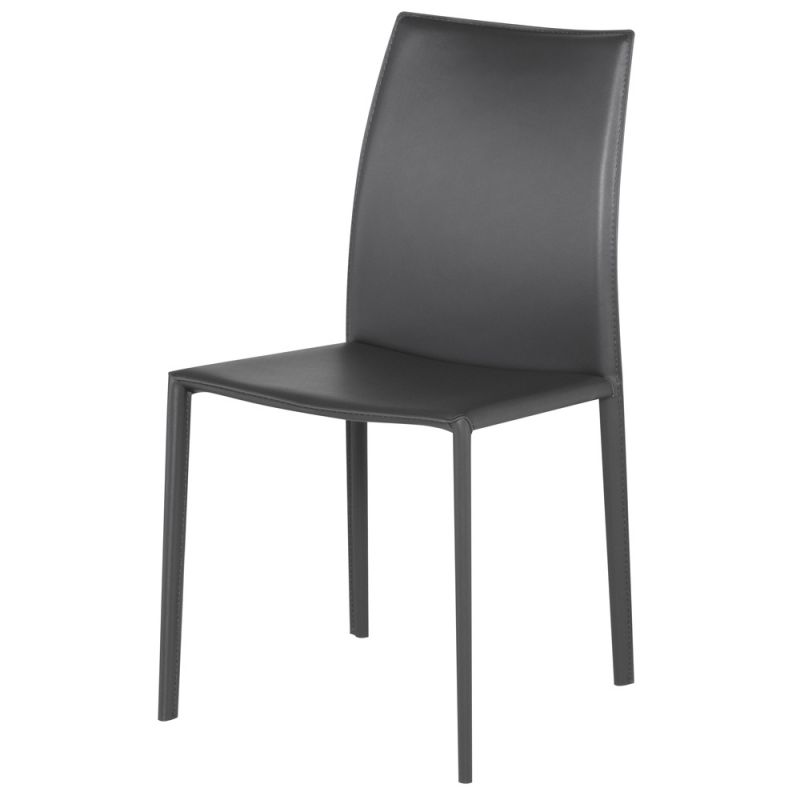 Nuevo - Sienna Dining Chair Dark Grey - HGAR240