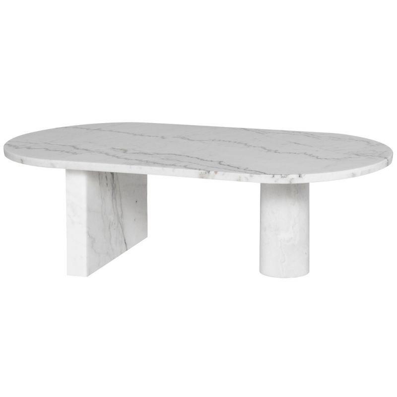 Nuevo - Stories Coffee Table White - HGMM190