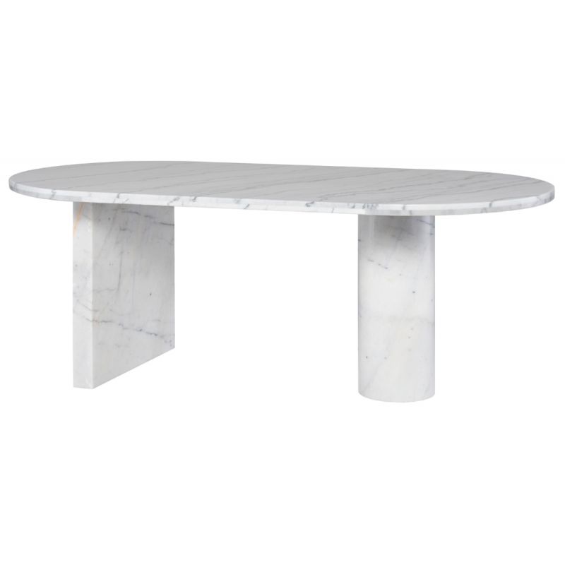 Nuevo - Stories Dining Table White - HGMM224