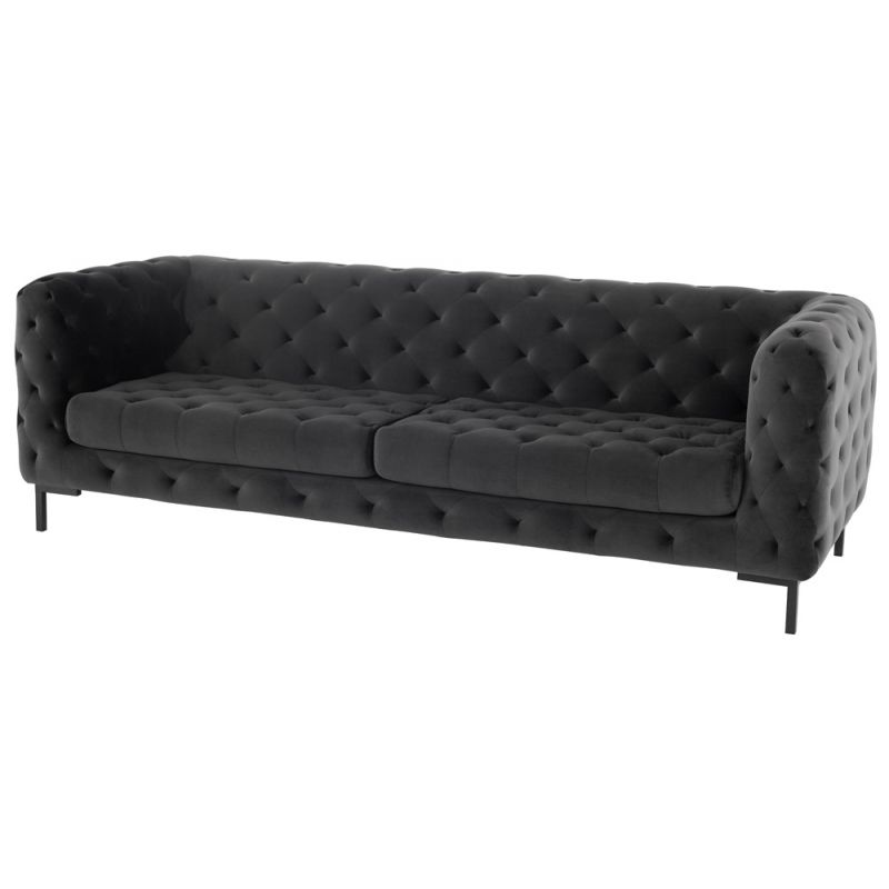 Nuevo - Tufty Triple Seat Sofa Shadow Grey - HGSC395