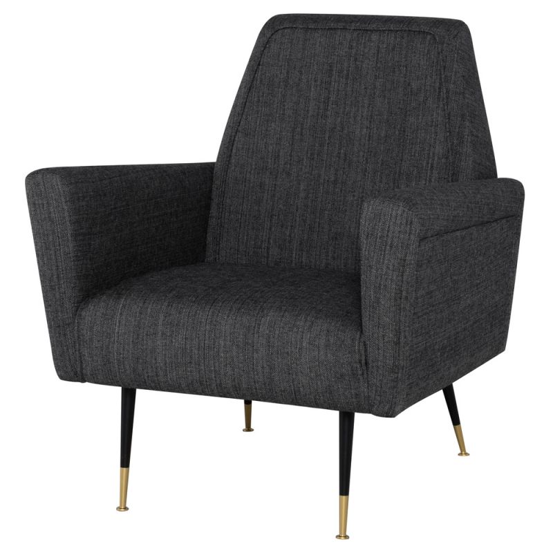 Nuevo - Victor Occasional Chair Dark Grey Tweed - HGSC366