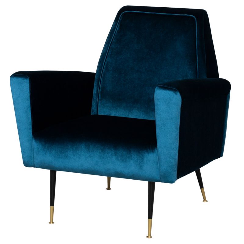 Nuevo - Victor Occasional Chair Midnight Blue - HGSC298