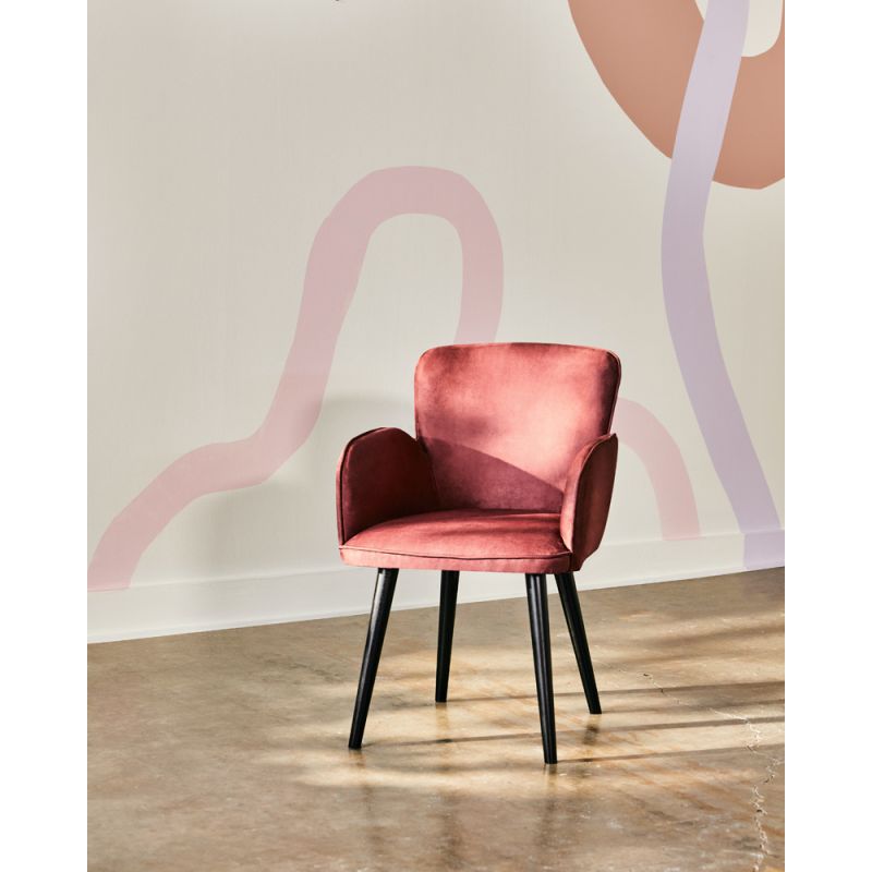 Nuevo - Willa Dining Chair Chianti Microsuede - HGSN363