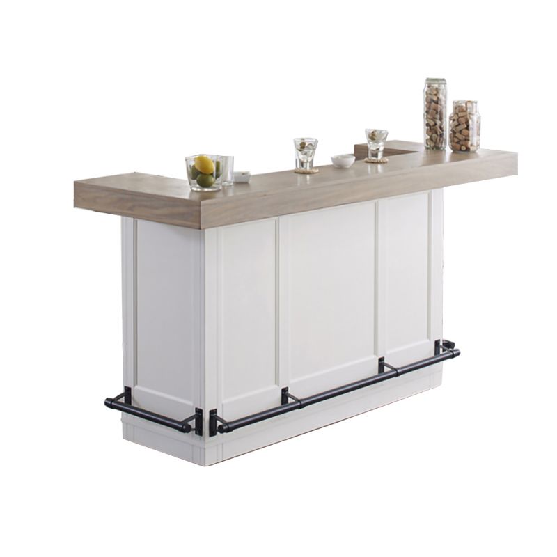 Parker House - Americana Modern Dining 78 in. Bar with quartz insert - DAME#78BAR-2-COT