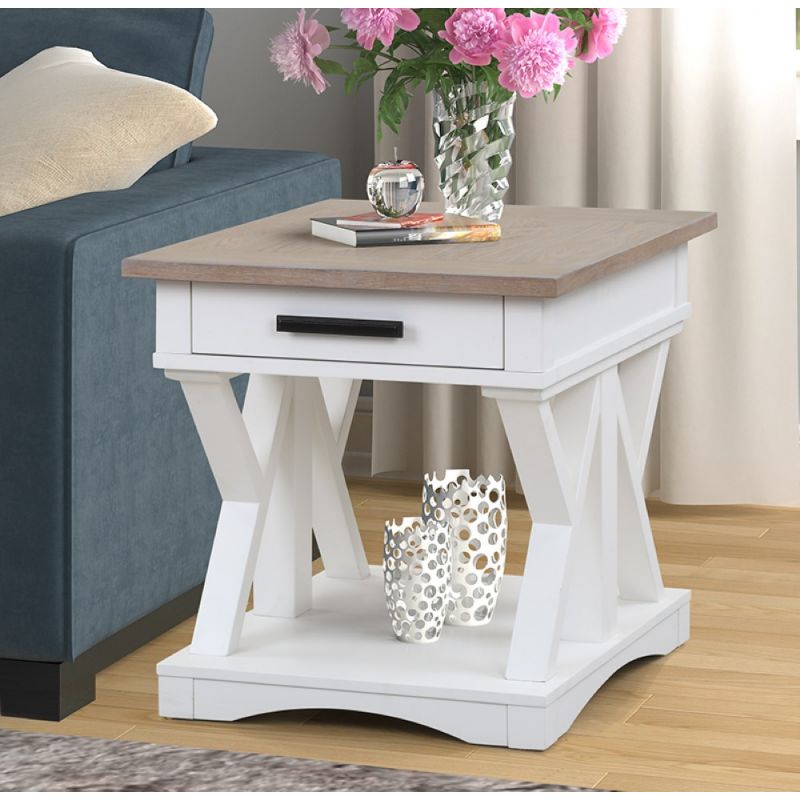 Parker House - Americana Modern End Table in Cotton - AME02-COT