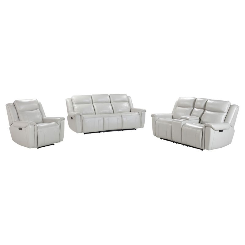 Parker House -  Atlantis - Whisper Ivory Power Reclining Zero Gravity Sofa Loveseat and Recliner - MATL-321PHZ-WSIV