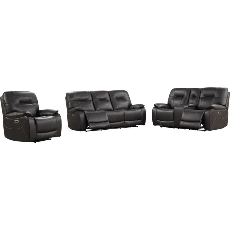 Parker House - Axel - Ozone Power Reclining Sofa Loveseat and Recliner - MAXE-321-OZO