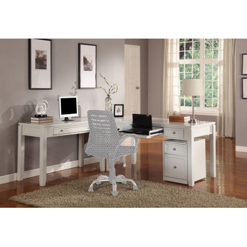 Parker House -  Boca L Shape Desk with Lateral File - BOC-4PC-LDESK-FILE