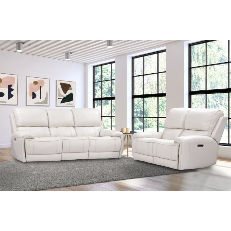 Parker House - Empire - Verona Ivory Power Reclining Sofa Loveseat and Recliner - MEMP-321PH-VIV