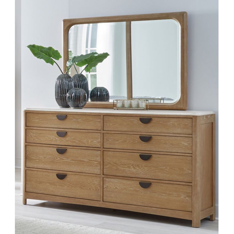 Parker House - Escape - Bedroom 8 Drawer Dresser and Mirror - BESC-2131-2