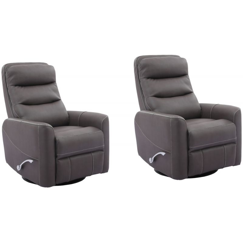 Parker House -  Hercules - Haze Swivel Glider Recliner (Set of 2) - MHER#812GS-2-HAZ