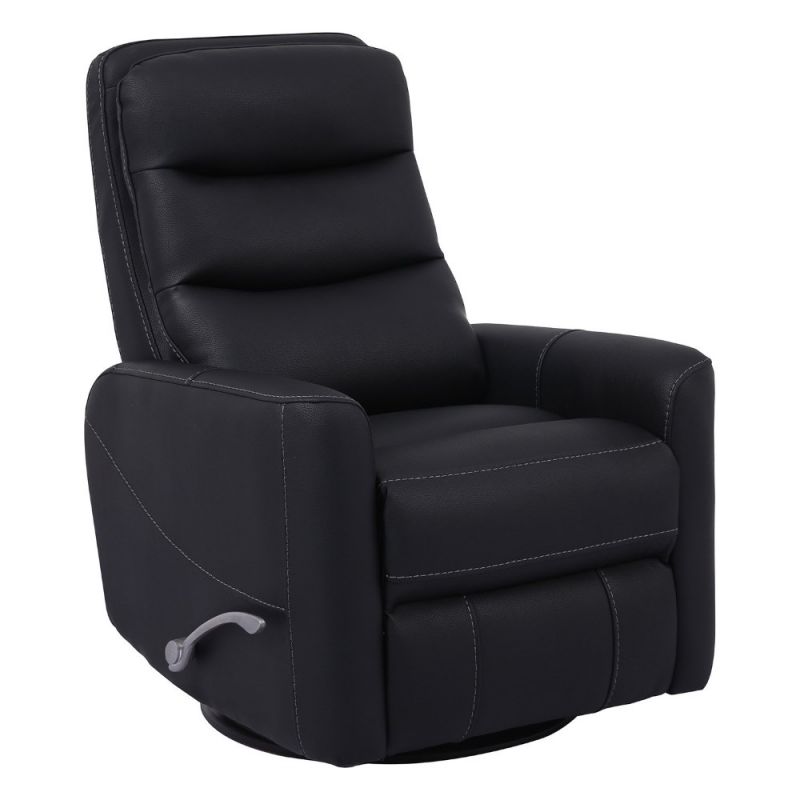 Parker House - Hercules Manual Swivel Glider Recliner in Black - MHER812GS-BLC