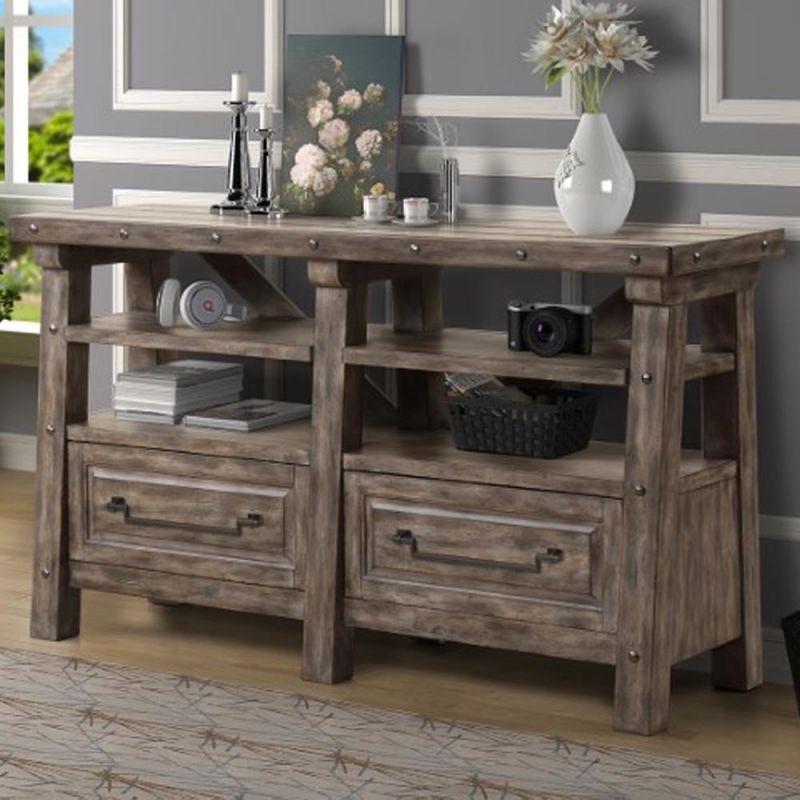 Parker House - Lodge Credenza in Siltstone - LOD390 - CLOSEOUT