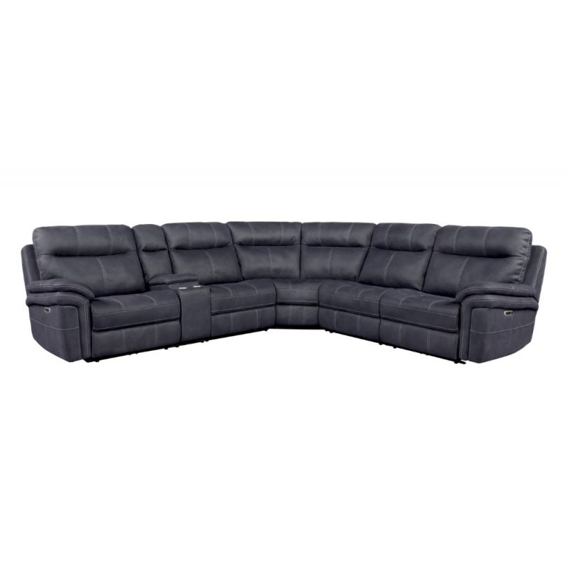 Parker House - Mason Charcoal 6-Piece Sectional - Package A - MMA-PACKA(H)-CHA
