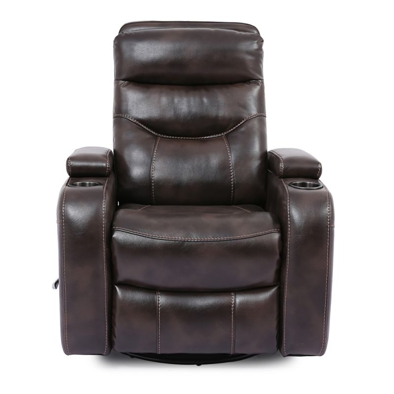 Parker House - Origin Manual - Truffle Swivel Glider Recliner - MORI#812GS-TRU