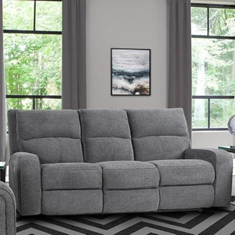 Parker House - Polaris Bizmark Grey Power Sofa - MPOL832PH-BIG