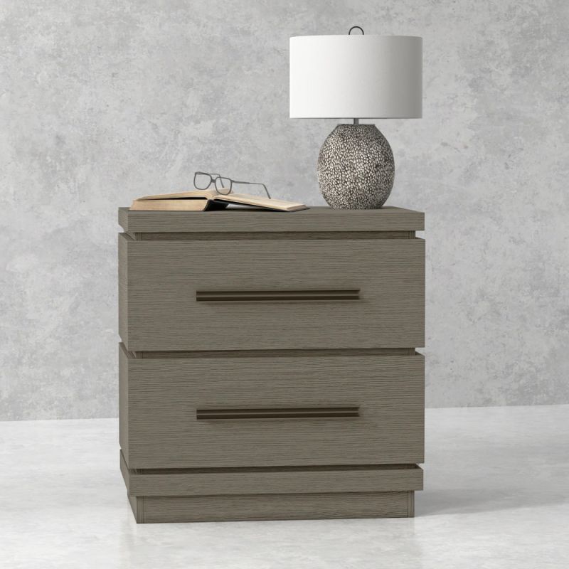 Parker House - Pure Modern Bedroom 2 Drawer Nightstand - BPUR#52232_CLOSEOUT