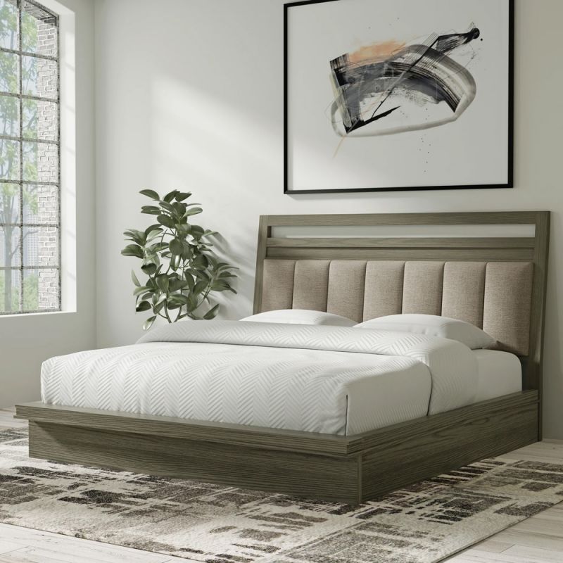 Parker House - Pure Modern Bedroom King Platform Bed - BPUR#1266-3