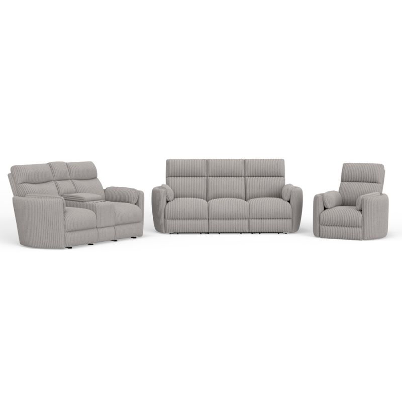 Parker House -  Radius - Mega Grey Power Reclining Sofa Loveseat and Recliner - MRAD-321P-MGGR