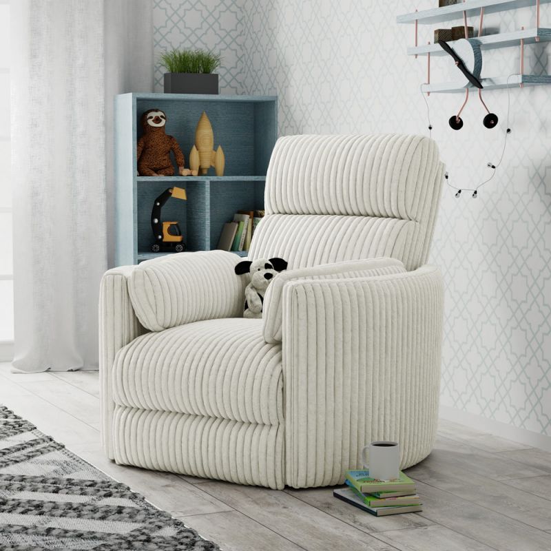 Parker House - Radius - Mega Ivory Swivel Power Glider Recliner - MRAD#812GSP-MGIV