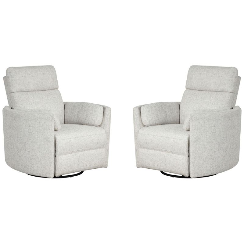 Parker House -  Radius - Natural Beauty Quartz Power Swivel Glider Recliner (Set of 2) - MRAD#812GSP-2-NBQ