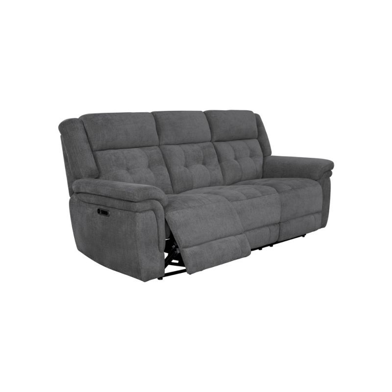 Parker House -  Richland - Bristol Grey Power Reclining Sofa - MRIC#832PH-BRGR