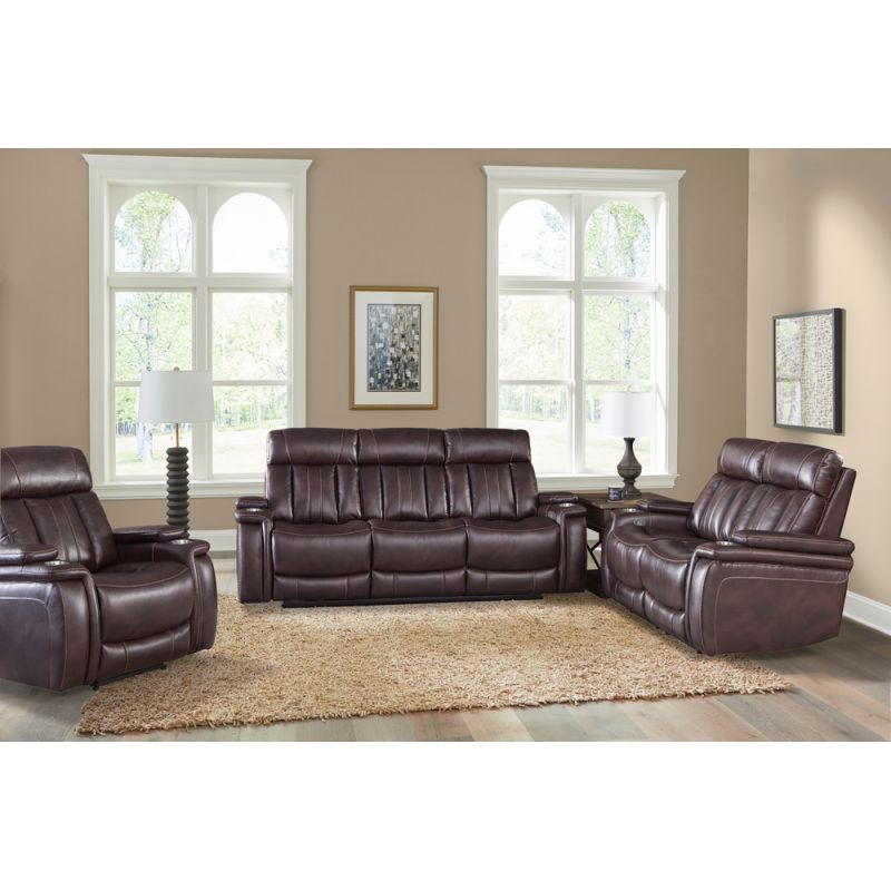 Parker House - Royce - Fantom Brown Power Reclining Sofa Loveseat and Recliner - MROY-321PH-FNB